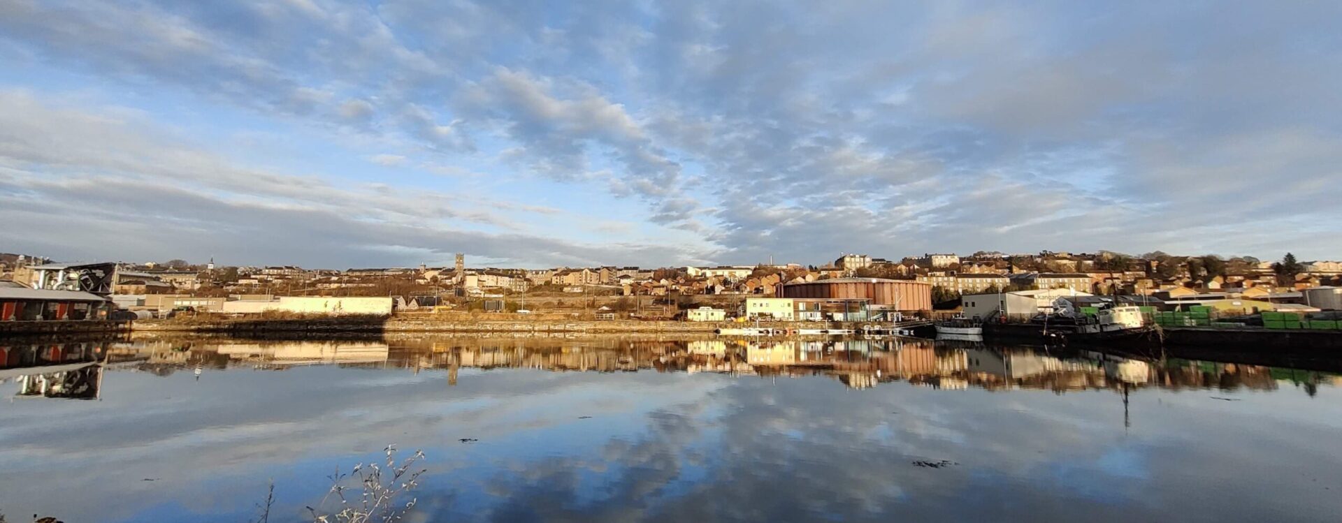 Dock Image looking towards Dundee